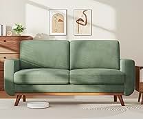 Vesgantti 68in Corduroy Loveseat Green or Beige