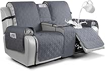 DOPEDIO 71in Chenille Reclining Loveseat Removable Cover